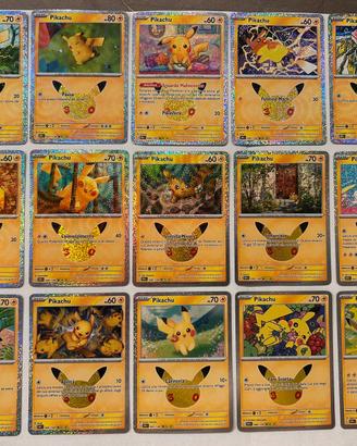 Lotto pikachu 30’ anniversario