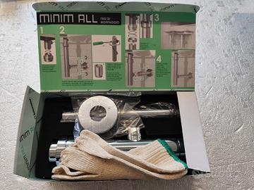 Sifone d'arredo in plastica 1.1/4 cromato