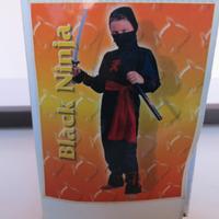 Ricco costume carnevale black ninja by rubie's
