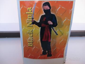 Ricco costume carnevale black ninja by rubie's
