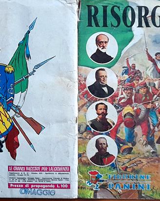 Album figurine Risorgimento Italiano 