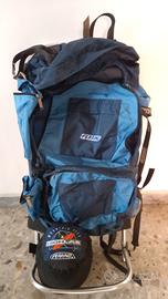 zaino più sacco a pelo trekking 