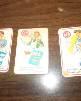 3 FIGURINE MIRA LANZA 100 punti anni 70