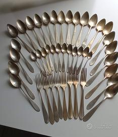 Antiche posate Alpacca anni '30 / '40