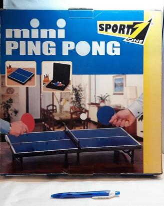 MINI TENNIS TAVOLO TABLE PING PONG SET COMPLETO