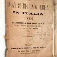 Cartina Teatro della guerra 1866.