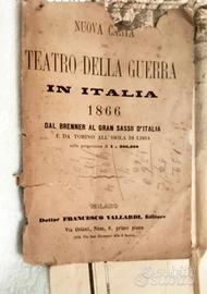 Cartina Teatro della guerra 1866.