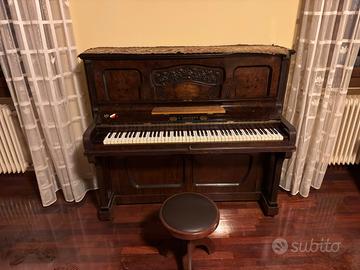 Pianoforte verticale tedesco E. Lohmann Stuttgart