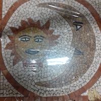 mosaico di pietre fatto a mano
