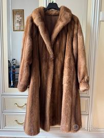 🧥 Pelliccia vera di visone chiaro vintage elegante