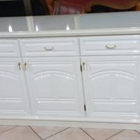 madia/credenza/tavolo e 6 sedie in legno massello