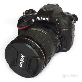 Nikon D 600 con ottica