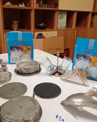 Set da tavola  argentato