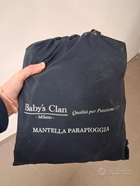 Mantella parapioggia passeggino