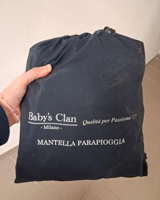 Mantella parapioggia passeggino