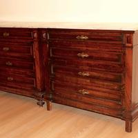 CAMERA PRIMI 900 IN LEGNO MASSICCIO E MARMO