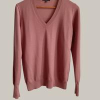 Maglia corallo donna in ana merino. Uniqlo. M