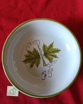 svuotatasche ceramica Faenza bottega Gatti 