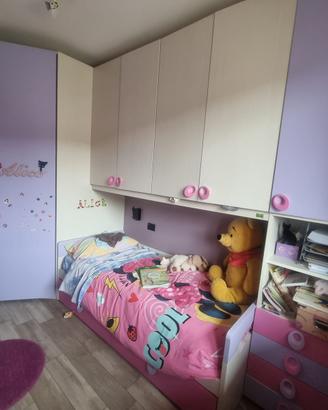 CAMERETTA A PONTE CON CABINA ARMADIO