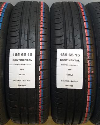 4 GOMME 185 65 15 CONTINENTAL BR1000