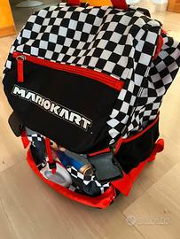 Zaino scuola Mario Kart con astuccio