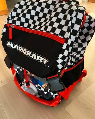 Zaino scuola Mario Kart con astuccio