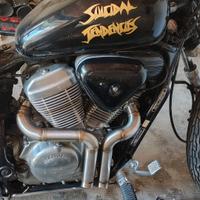 scarico Honda shadow VT 600 TJ BRUTAL CUSTOM