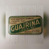 Scatola in latta Guairina vintage anni '50