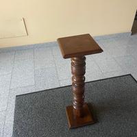 Colonnina alzata in legno di noce