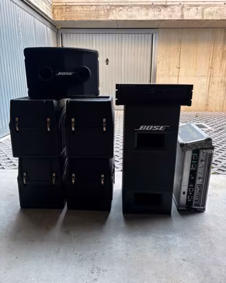 Impianto Audio Professionale BOSE 802 II completo