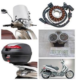Piaggio Beverly ricambi carene ammortizzatori leve