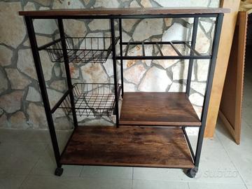 mobiletto stile industrial 