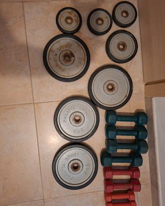 Set pesi e manubri