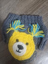 Paraorecchie per bambino/a ricamato a mano