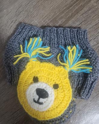 Paraorecchie per bambino/a ricamato a mano