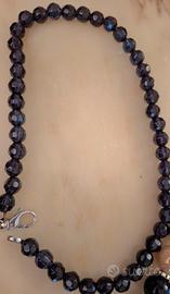 Collana in pietra blu'