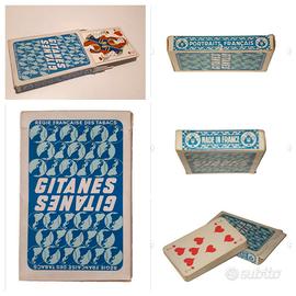 mazzo carte Gitanes vintage anni 70 da gioco poker