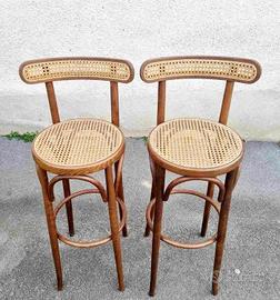 Coppia di sgabelli alti vintage + 1 omaggio