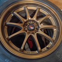 6 cerchi Japan racing jr5.   18 5x114,3