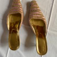 Eleganti ciabatte con tacco – numero 40