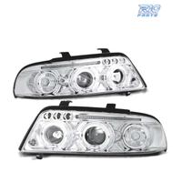 FARI AUDI A4 B5 99-00 ANGEL EYES LED CROMATI