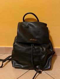 Zaino nero Primadonna elegante  in ecopelle 