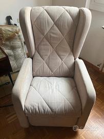 Elegante Poltrona Relax Bergère elettrica