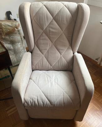 Elegante Poltrona Relax Bergère elettrica