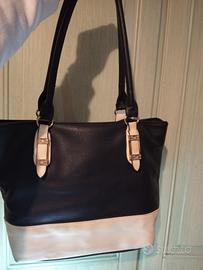 Borsa bianca e nera