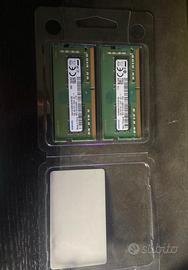 16GB di Ram (2x8GB DDR4) Samsung