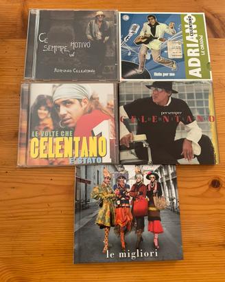 5 CD Adriano Celentano + Celentano e Mina