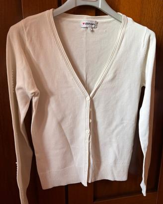 Cardigan bianco estivo