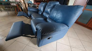 Salotto in vera pelle