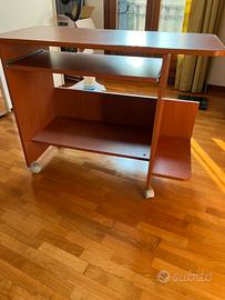 Mibile porta computer con ruote